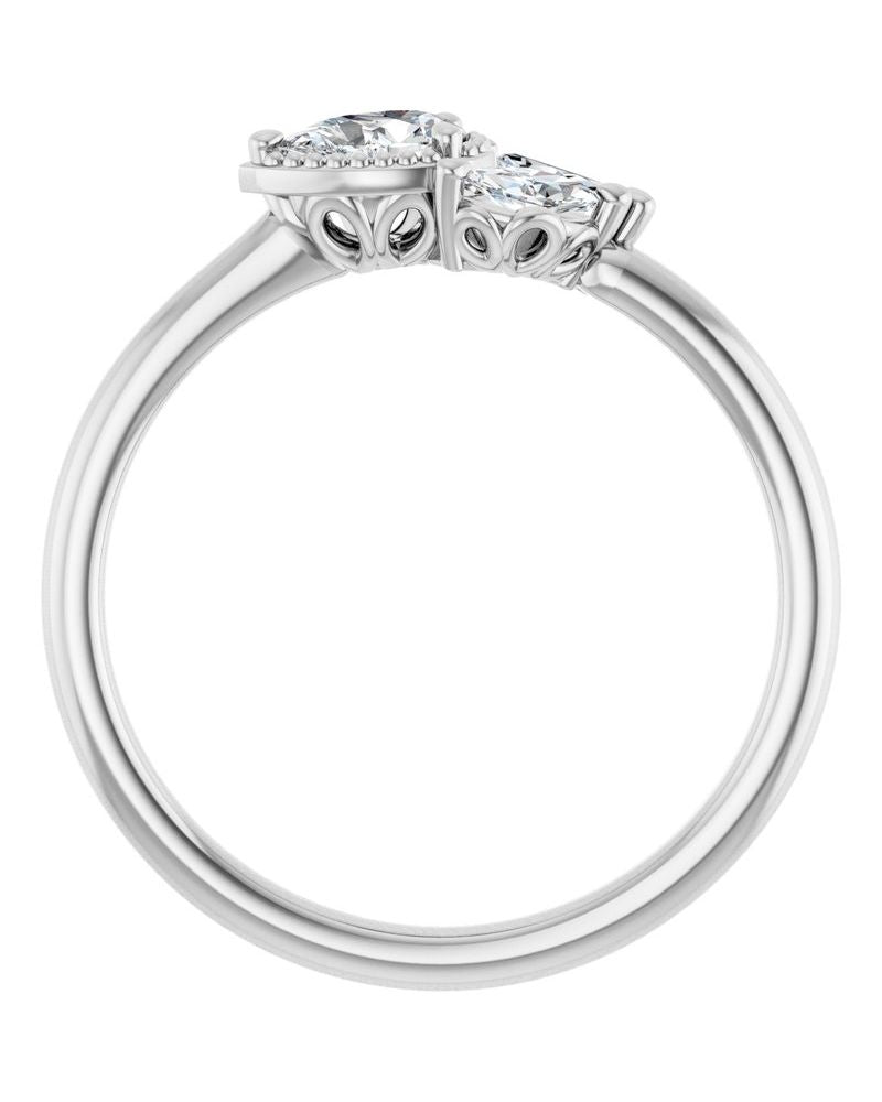 Anel Cravejado em Ouro 14k com Diamantes Naturais – Modelo 20