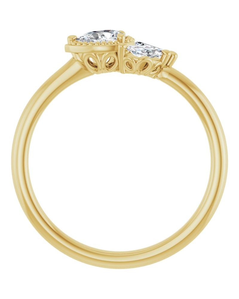 Anel Cravejado em Ouro 14k com Diamantes Naturais – Modelo 20