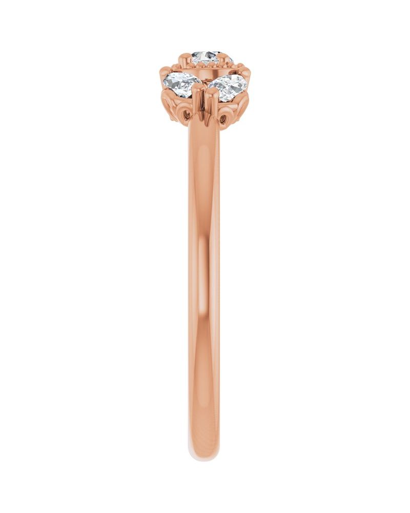 Anel Cravejado em Ouro 14k com Diamantes Naturais – Modelo 20