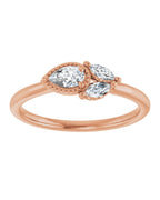 Anel Cravejado em Ouro 14k com Diamantes Naturais – Modelo 20
