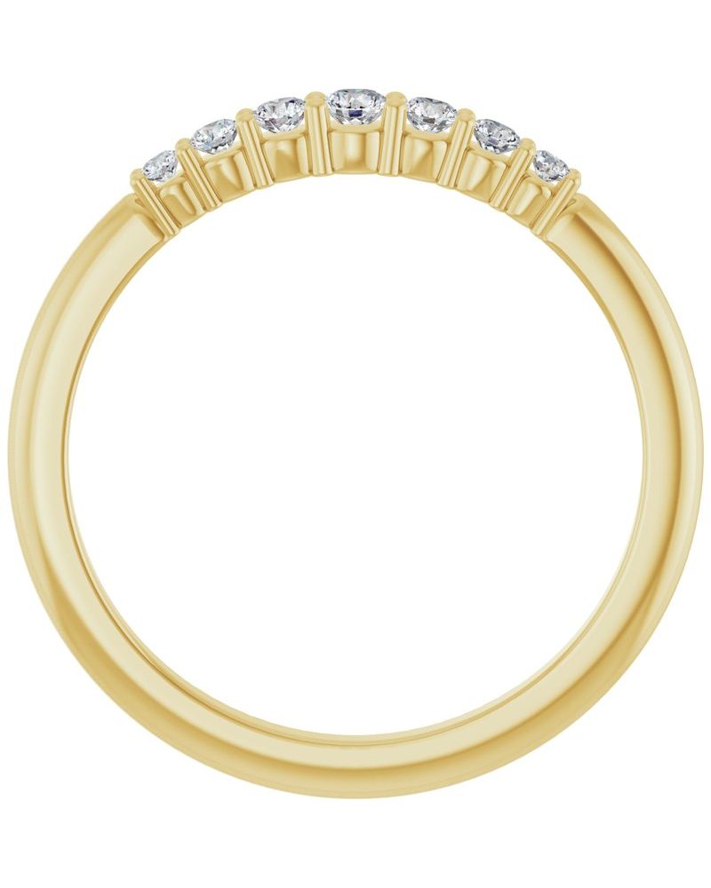 Anel Cravejado Empilhável em Ouro 14k com Diamantes Naturais – Modelo 21