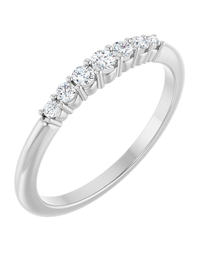 Anel Cravejado Empilhável em Ouro 14k com Diamantes Naturais – Modelo 21