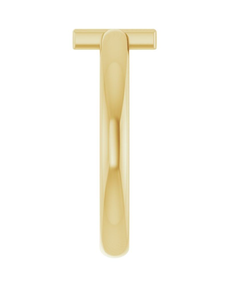 Anel Cruz Horizontal em Ouro 14k com Diamantes Naturais – Modelo 3