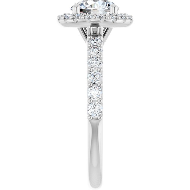 Halo – Modelo 4 – Branco 14k – perfil