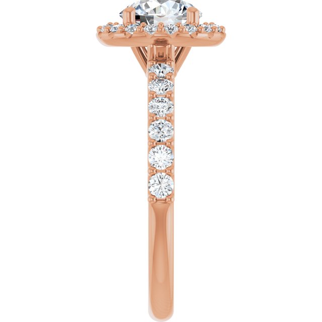 Halo – Modelo 4 – Rosé 14k – perfil