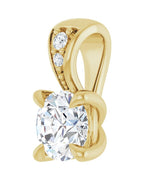 Pingente Garras Pontudas Cravejado em Ouro 14k com Diamantes de Laboratório