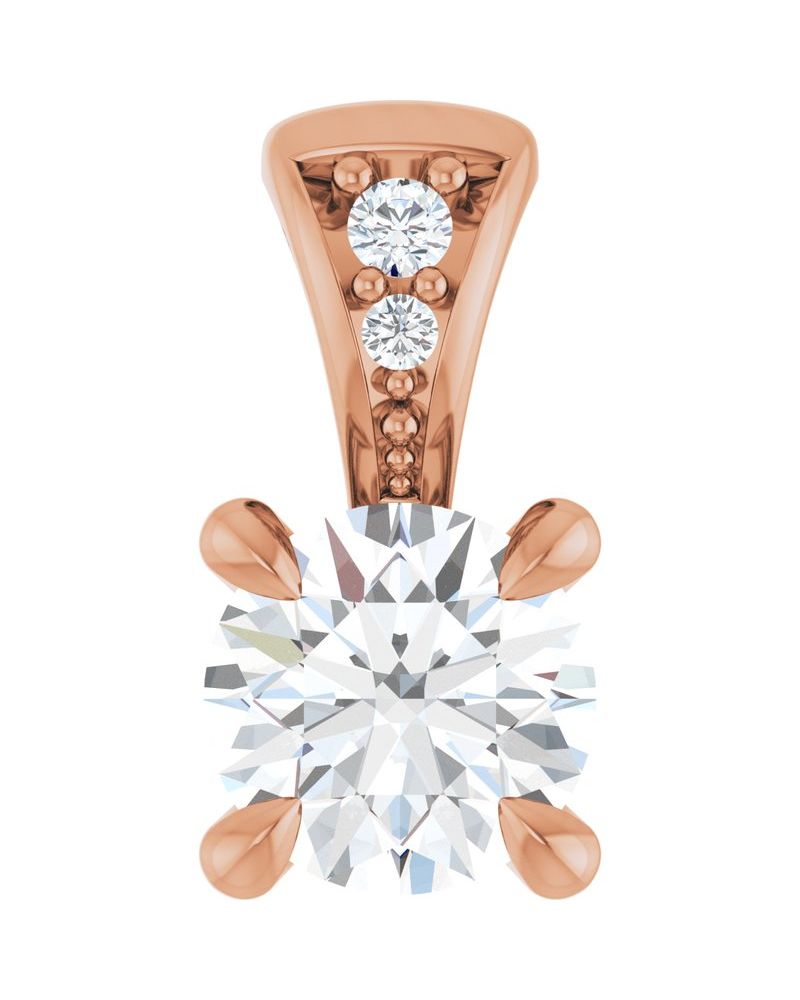 Pingente Garras Pontudas Cravejado em Ouro 14k com Diamantes de Laboratório