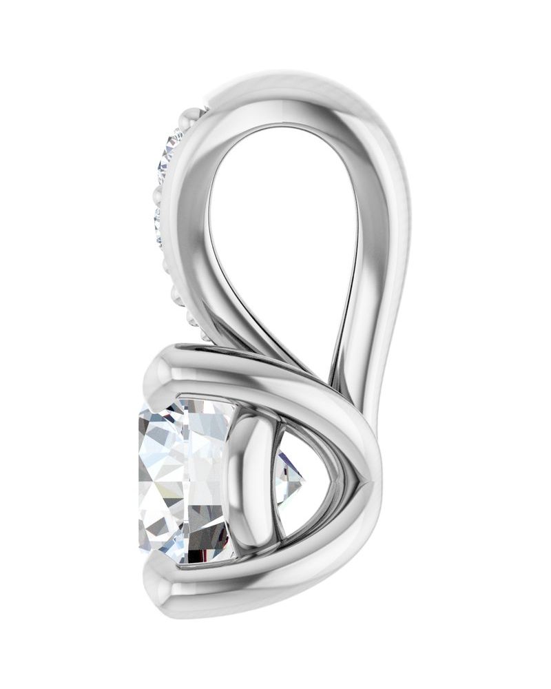 Pingente Garras Pontudas Cravejado em Ouro 14k com Diamantes de Laboratório