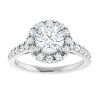 Halo – Modelo 3 – Branco 14k – vista de cima