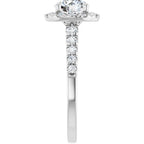 Halo – Modelo 3 – Branco 14k – perfil