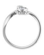 Anel Bypass com Cravação Bezel em Ouro 14k com Diamantes Naturais – Modelo 2