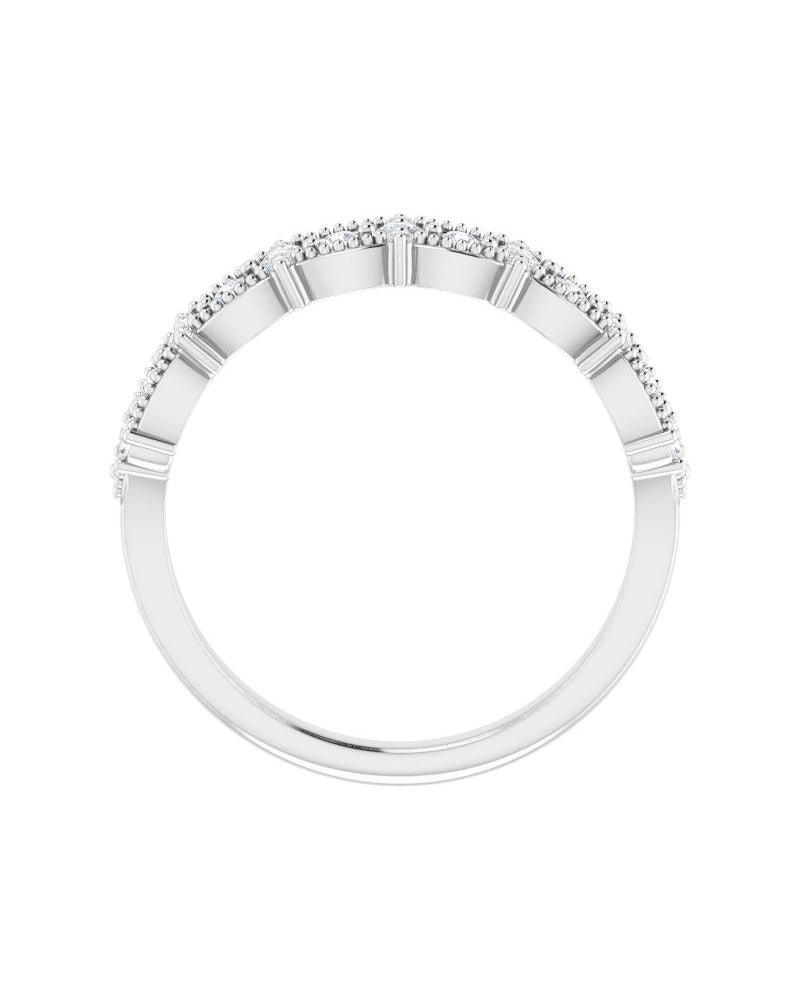 Anel Cravejado em Ouro 14k com Diamantes Naturais – Modelo 19