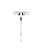 Anel Halo em Ouro 14k com Diamantes Naturais – Modelo 4