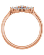 Anel Vintage em Ouro 14k com Diamantes Naturais – Modelo 5