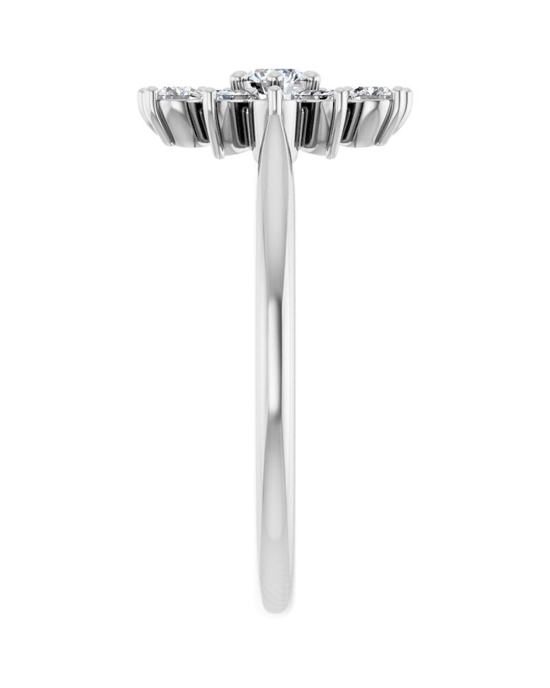 Anel Vintage em Ouro 14k com Diamantes Naturais – Modelo 5