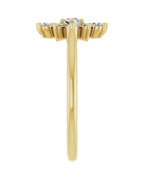 Anel Vintage em Ouro 14k com Diamantes Naturais – Modelo 5