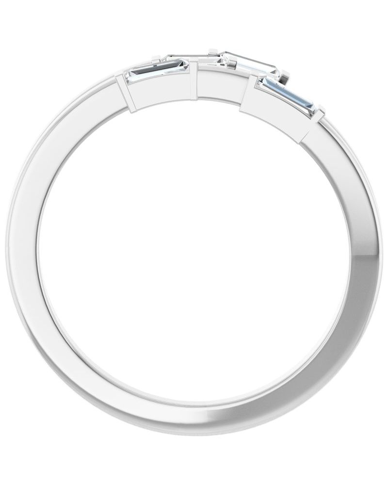 Anel Geométrico em Ouro 14k com Diamantes Naturais – Modelo 5