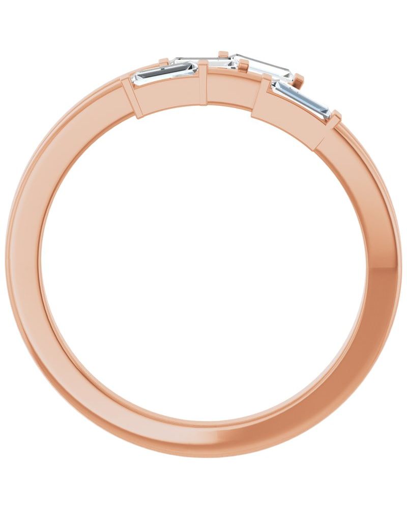 Anel Geométrico em Ouro 14k com Diamantes Naturais – Modelo 5