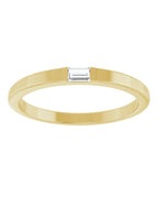 Anel Cravejado Empilhável em Ouro 14k com Diamantes Naturais – Modelo 16