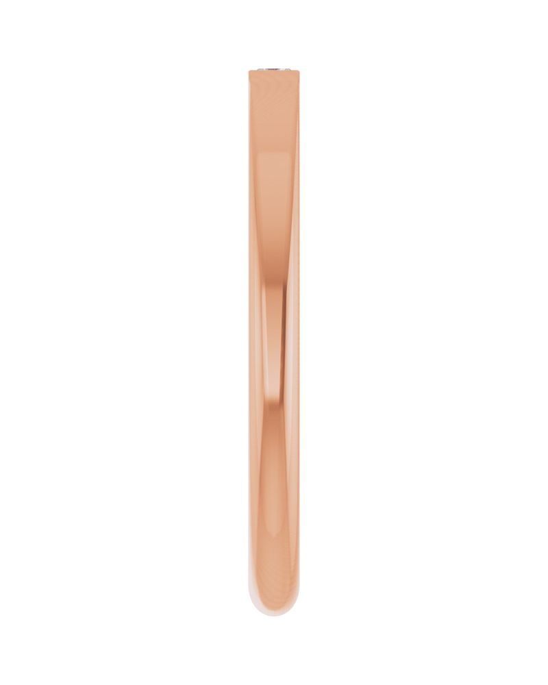 Anel Cravejado Empilhável em Ouro 14k com Diamantes Naturais – Modelo 16