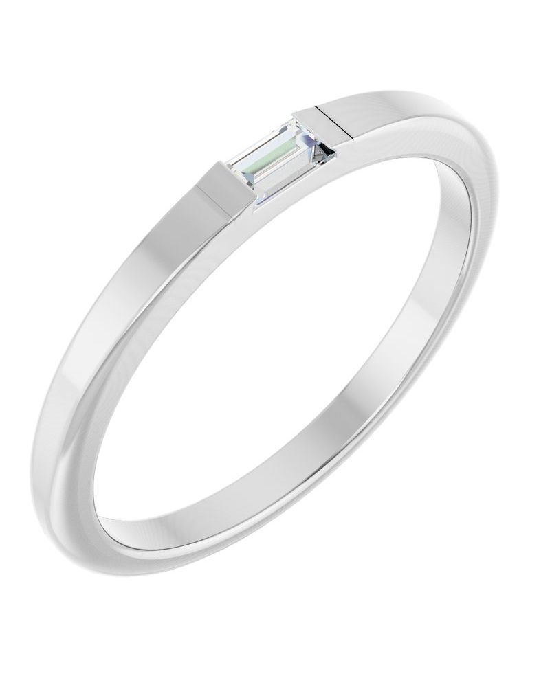 Anel Cravejado Empilhável em Ouro 14k com Diamantes Naturais – Modelo 16