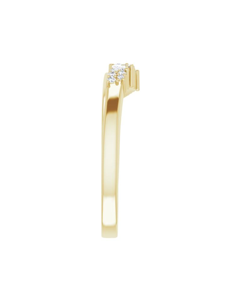 Anel Cravejado em Ouro 14k com Diamantes Naturais – Modelo 18