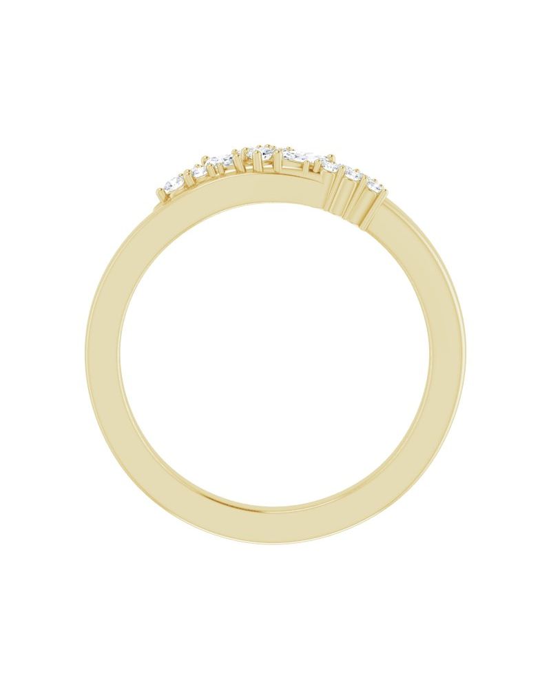 Anel Cravejado em Ouro 14k com Diamantes Naturais – Modelo 18