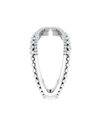 Anel Vazado em Ouro 14k com Diamantes Naturais – Modelo 3