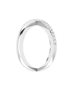 Anel Entrelaçado em Ouro 14k com Diamantes Naturais – Modelo 18