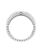 Anel Vazado em Ouro 14k com Diamantes Naturais – Modelo 3