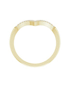 Anel em V Cravejado em Ouro 14k com Diamantes Naturais – Modelo 2