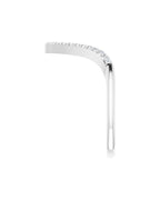 Anel em V Cravejado em Ouro 14k com Diamantes Naturais – Modelo 2