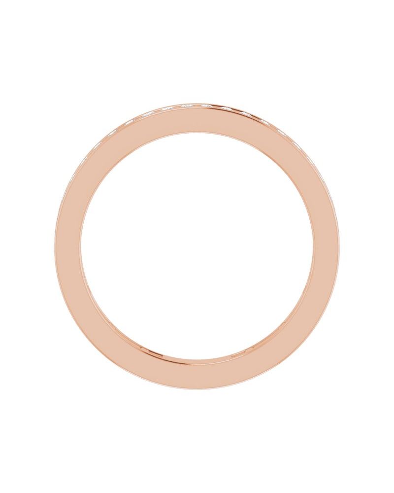 Anel Empilhável em Ouro 14k com Diamantes Naturais – Modelo 33