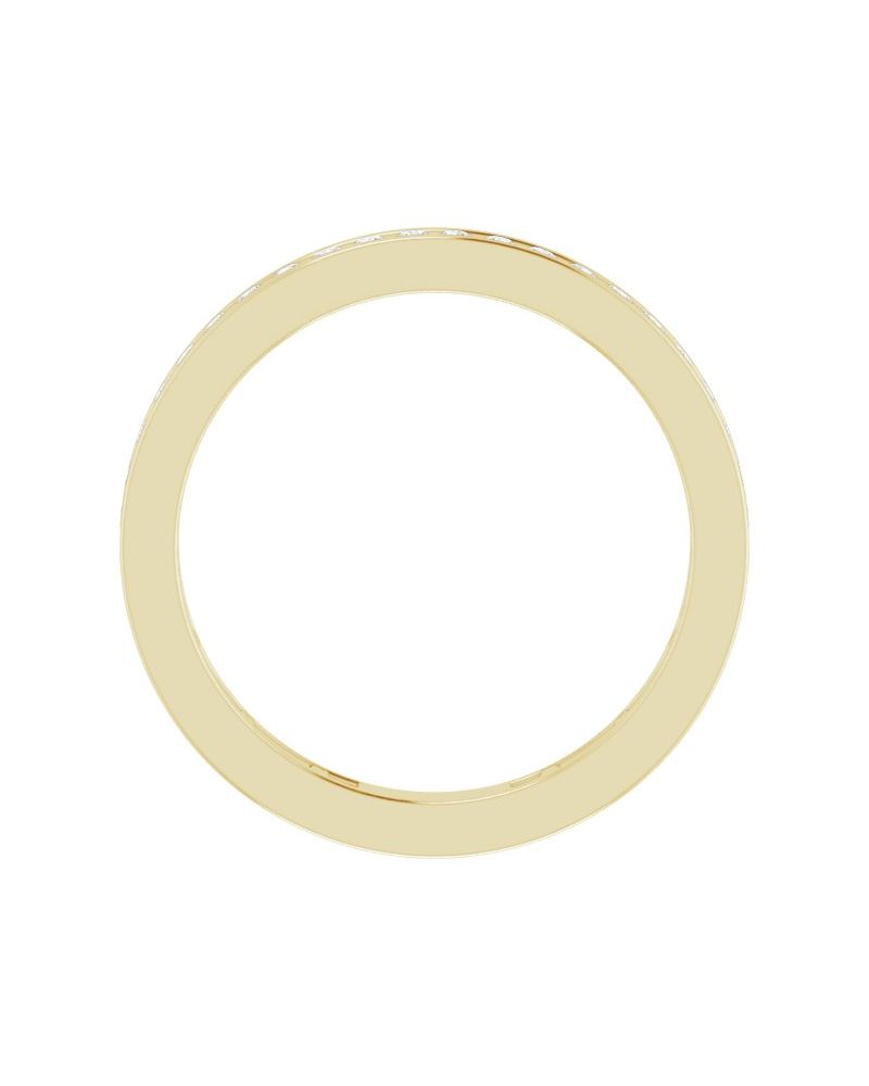 Anel Empilhável em Ouro 14k com Diamantes Naturais – Modelo 33