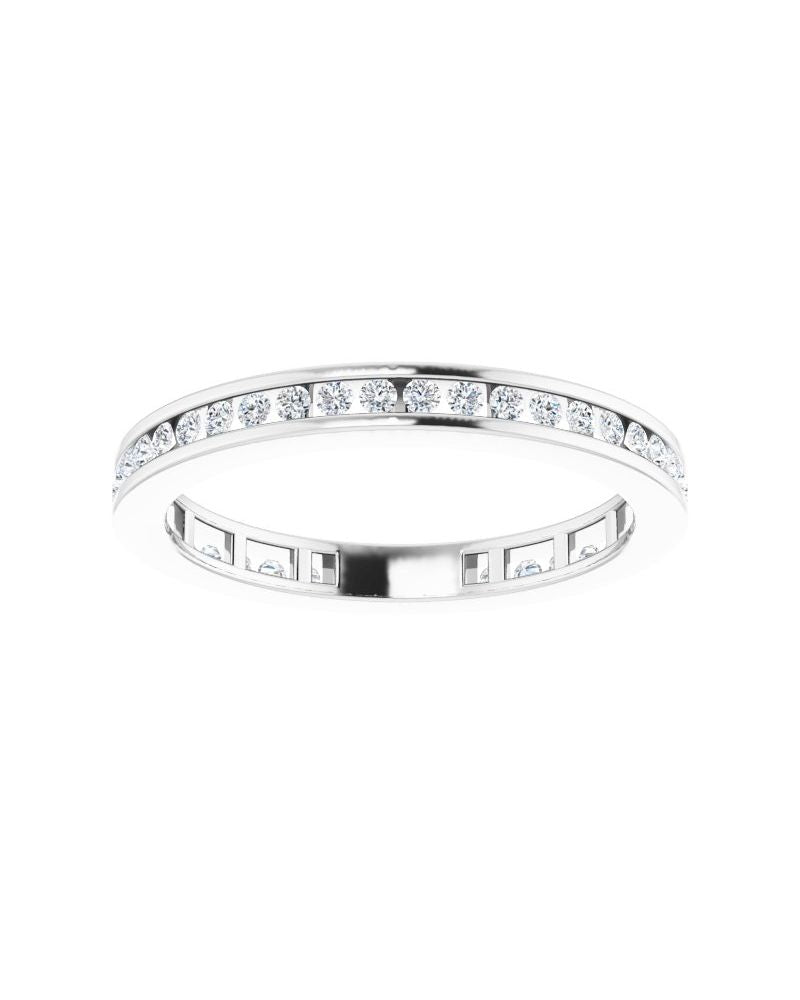 Anel Empilhável em Ouro 14k com Diamantes Naturais – Modelo 33
