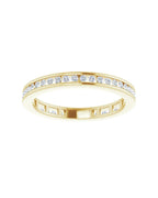 Anel Empilhável em Ouro 14k com Diamantes Naturais – Modelo 33