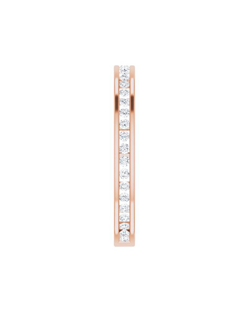 Anel Empilhável em Ouro 14k com Diamantes Naturais – Modelo 33