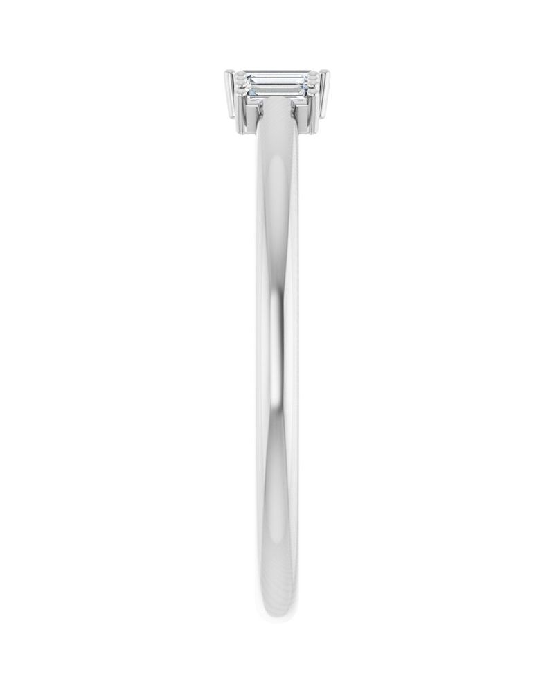 Anel Empilhável em Ouro 14k com Diamantes Naturais – Modelo 11