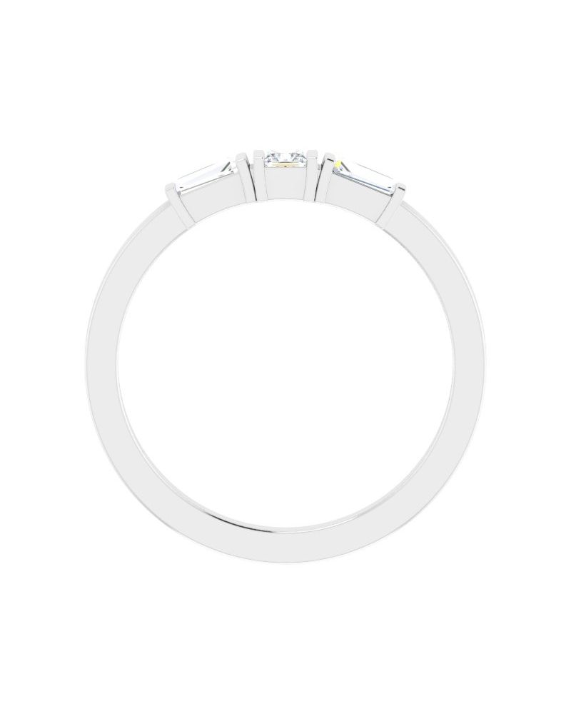 Anel Cravejado Empilhável em Ouro 14k com Diamantes Naturais – Modelo 17