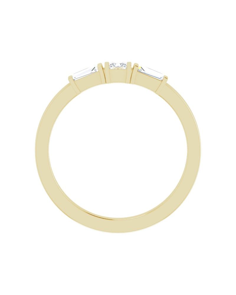 Anel Cravejado Empilhável em Ouro 14k com Diamantes Naturais – Modelo 17