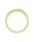 Anel Vazado em Ouro 14k com Diamantes Naturais – Modelo 10