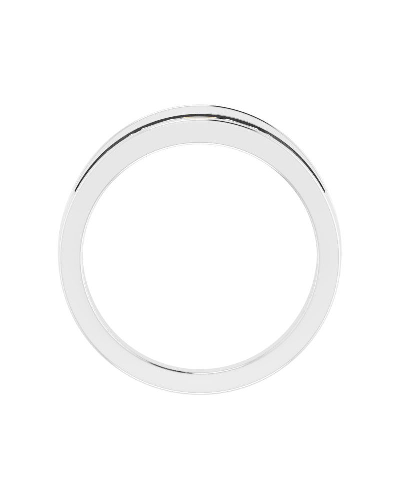 Anel Vazado em Ouro 14k com Diamantes Naturais – Modelo 10