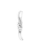Pingente Duas Pedras em Ouro 14k com Diamantes Naturais – Modelo 2