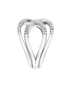 Anel Entrelaçado em Ouro 14k com Diamantes Naturais – Modelo 23