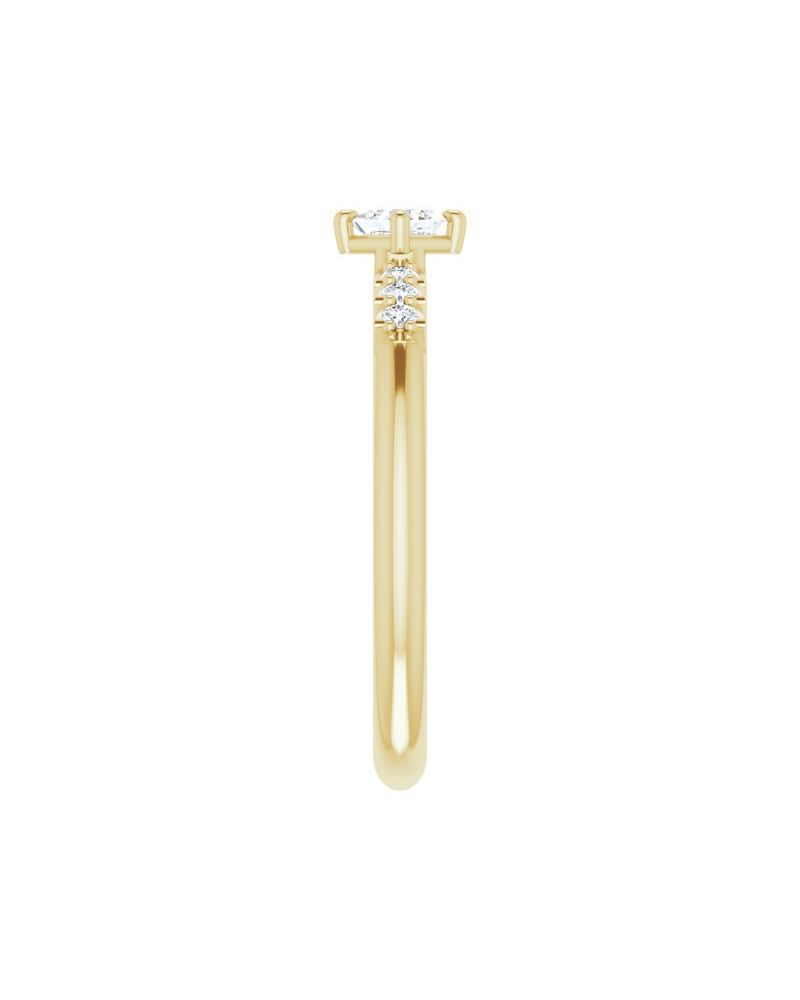 Anel Cravejado Empilhável em Ouro 14k com Diamantes Naturais – Modelo 6