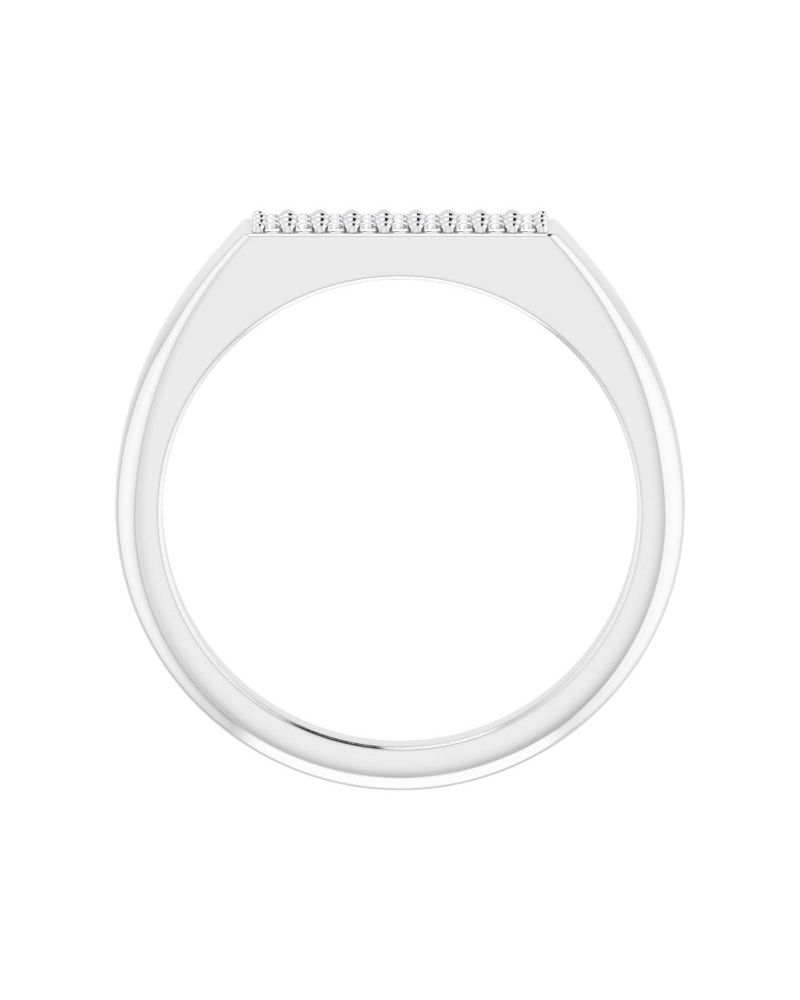 Anel Cravejado em Ouro 14k com Diamantes Naturais – Modelo 17