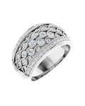 Anel Cravejado em Ouro 14k com Diamantes Naturais – Modelo 6