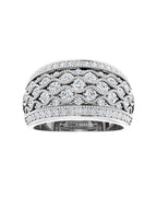 Anel Cravejado em Ouro 14k com Diamantes Naturais – Modelo 6