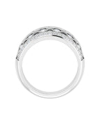 Anel Cravejado em Ouro 14k com Diamantes Naturais – Modelo 6