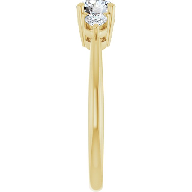 Três Pedras – Ouro Amarelo 14k – perfil